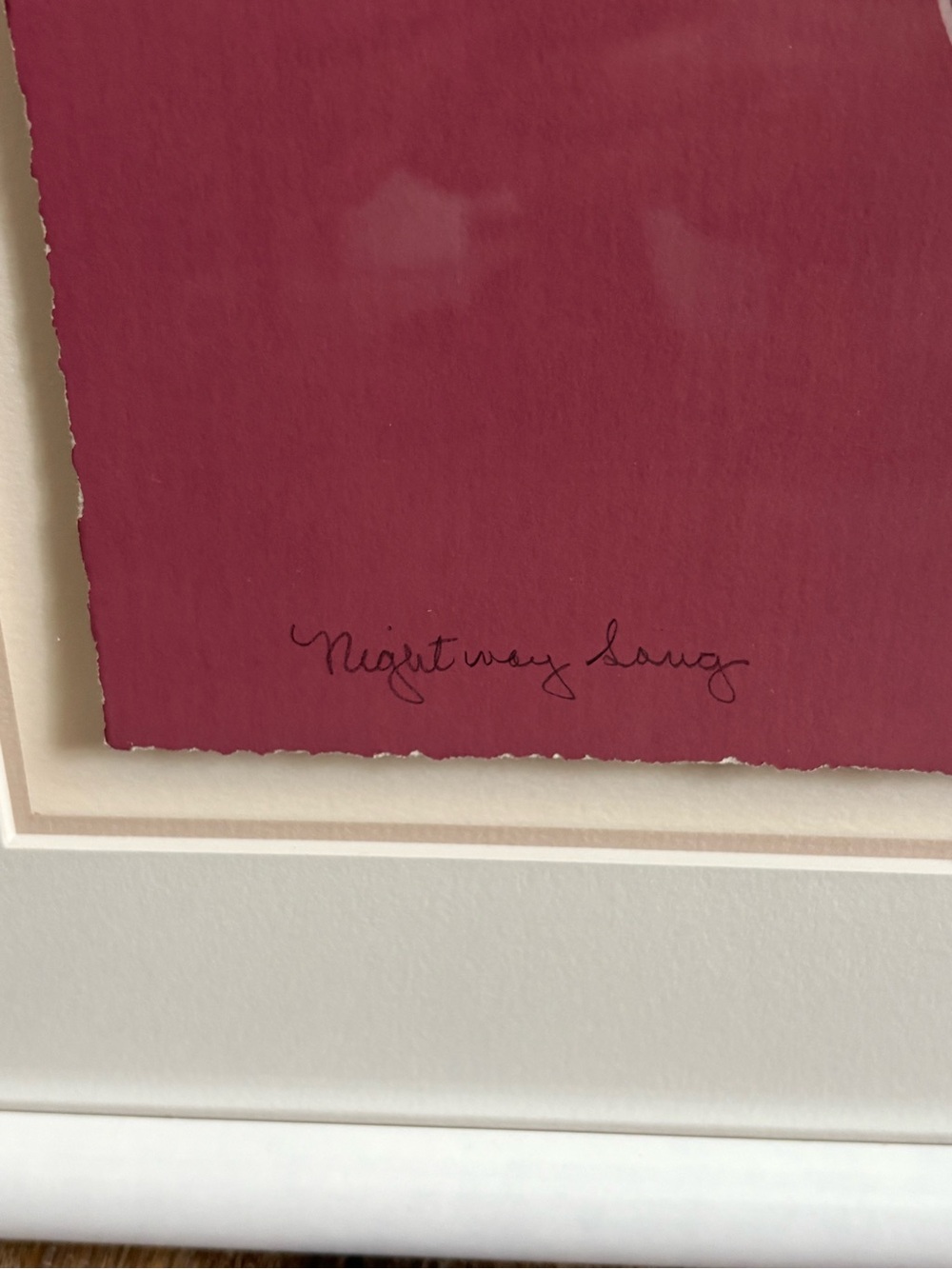 Vintage Jacqueline Rochester Silkscreen Serigraph “Nightway Sang” ‘84 Indigenous - Picture 3 of 16